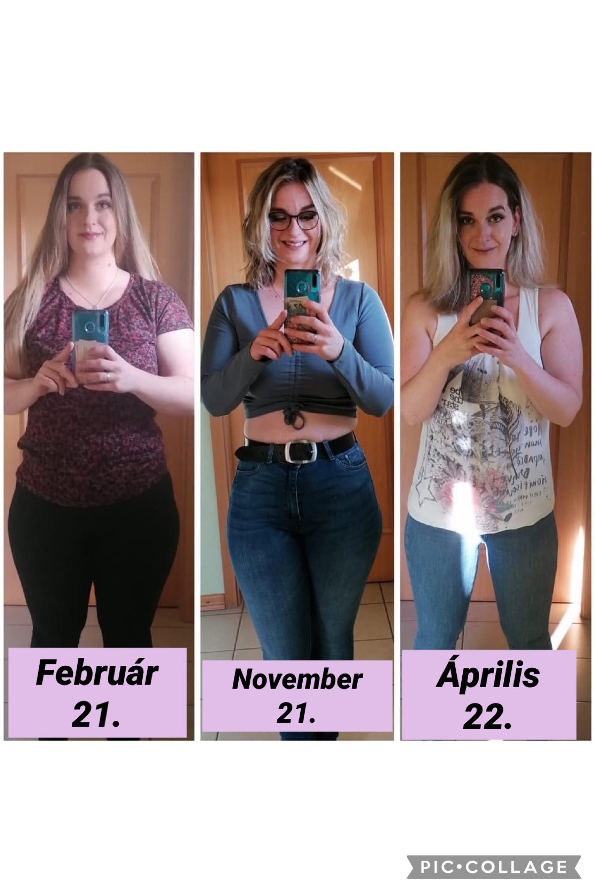 Valódi eredmény – 3 fázis: Február, November, Április