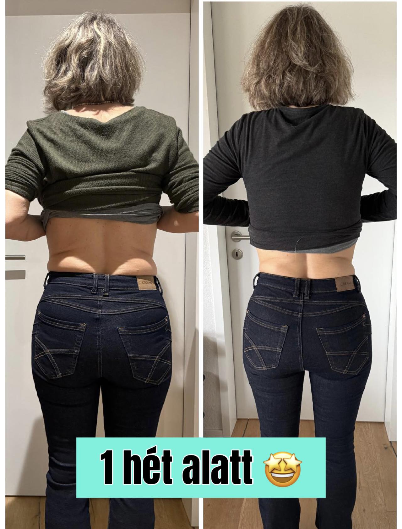 Valódi eredmény – 1 hét alatt